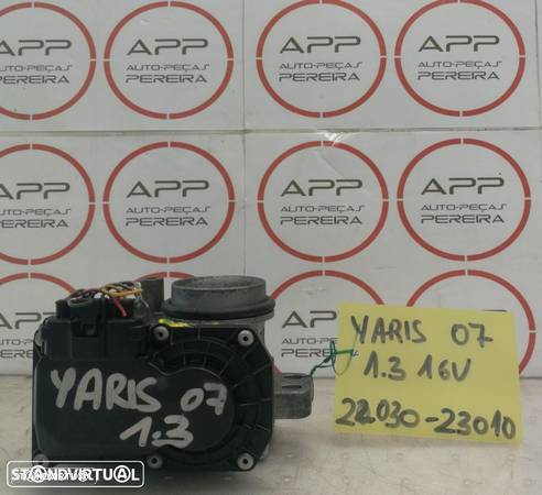 Borboleta de admissão Toyota Yaris de 2007, 1.3 16 V, ref 22030-23010. - 1