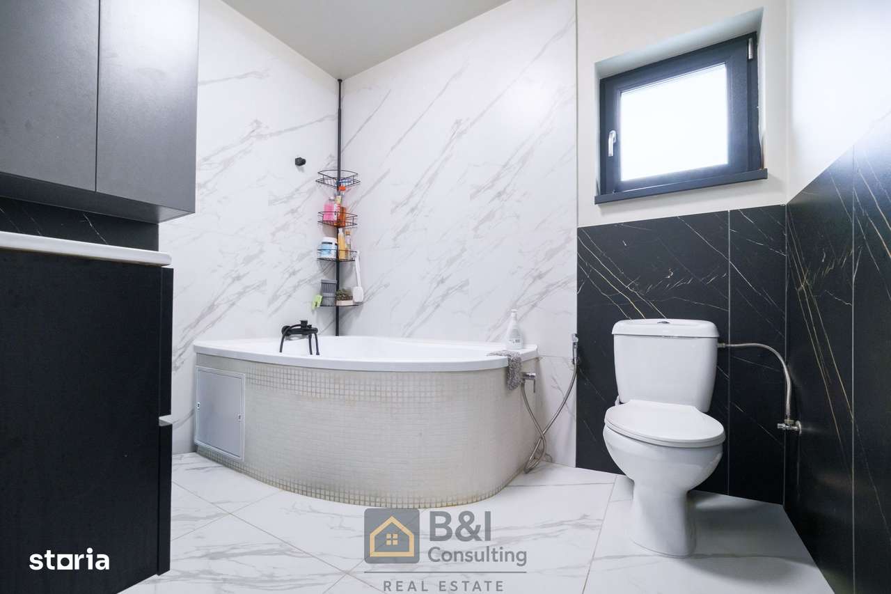 O casă construită responsabil, cu garaj si terasa imensa in Tomesti-4