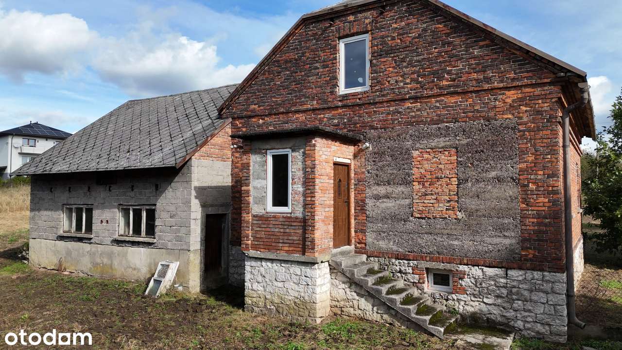 Działka 69 arów z zabudowaniami i lasem – Czułówek-11