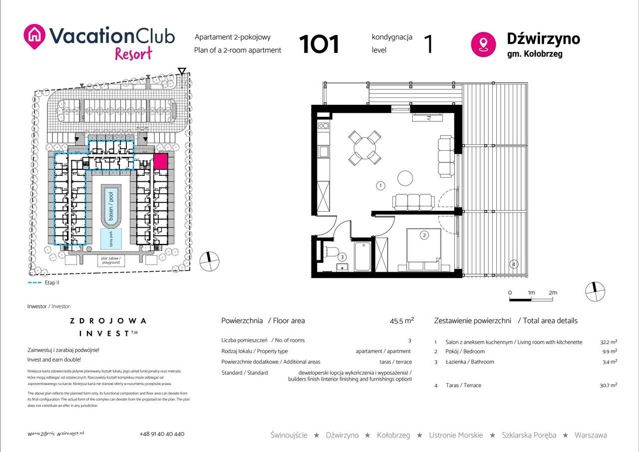 VacationClub Resort | apartament 101 - Pełny obrazek: 2/8