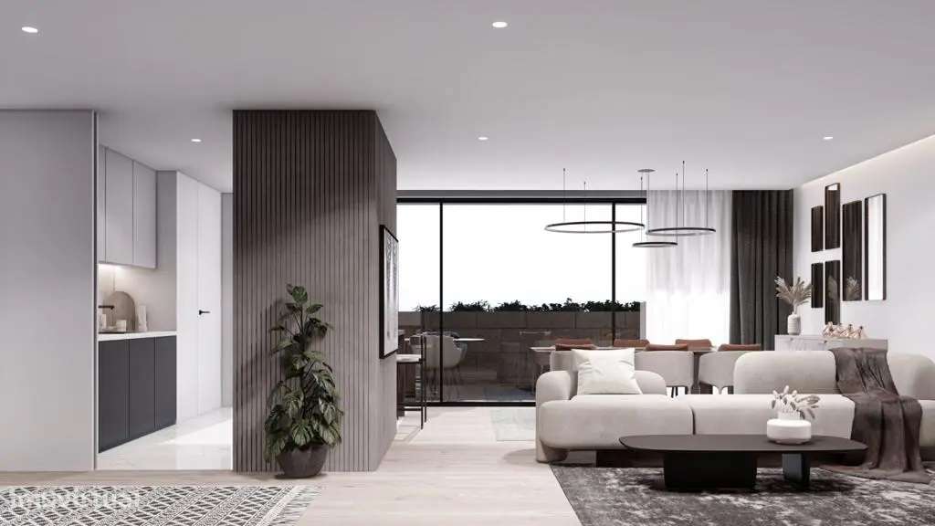 Apartamento T1 com garagem e varanda - Grande imagem: 2/10