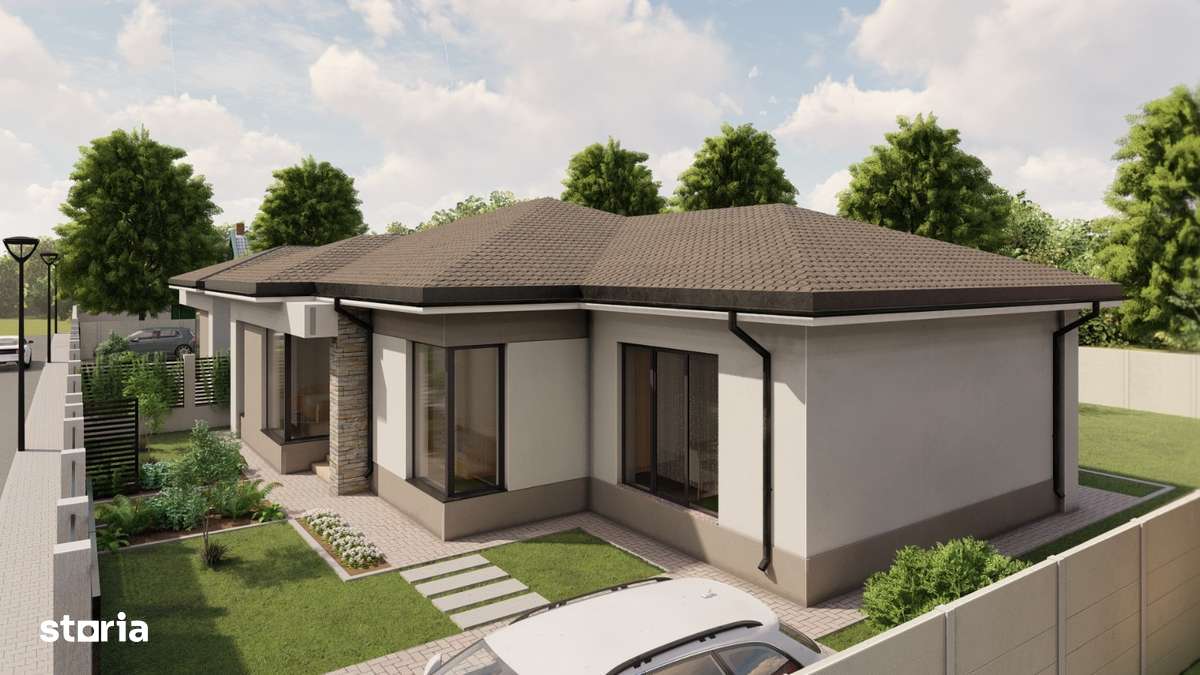 Imobiliare Domnesti str Azaleelor - Parter 530m teren - Imagine principală: 3/9