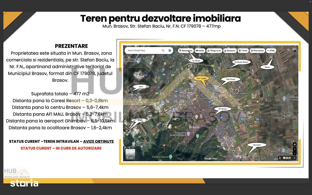 Oportunitate Investitie | Teren cu Autorizatie Emisa | Comercial + Rez - Imagine principală: 2/15