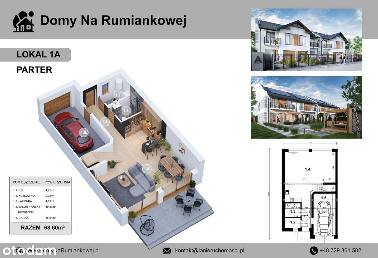 Otwocki, Wiązowna 5 pokoi blisko Warszawy GOTOWY II 26-8