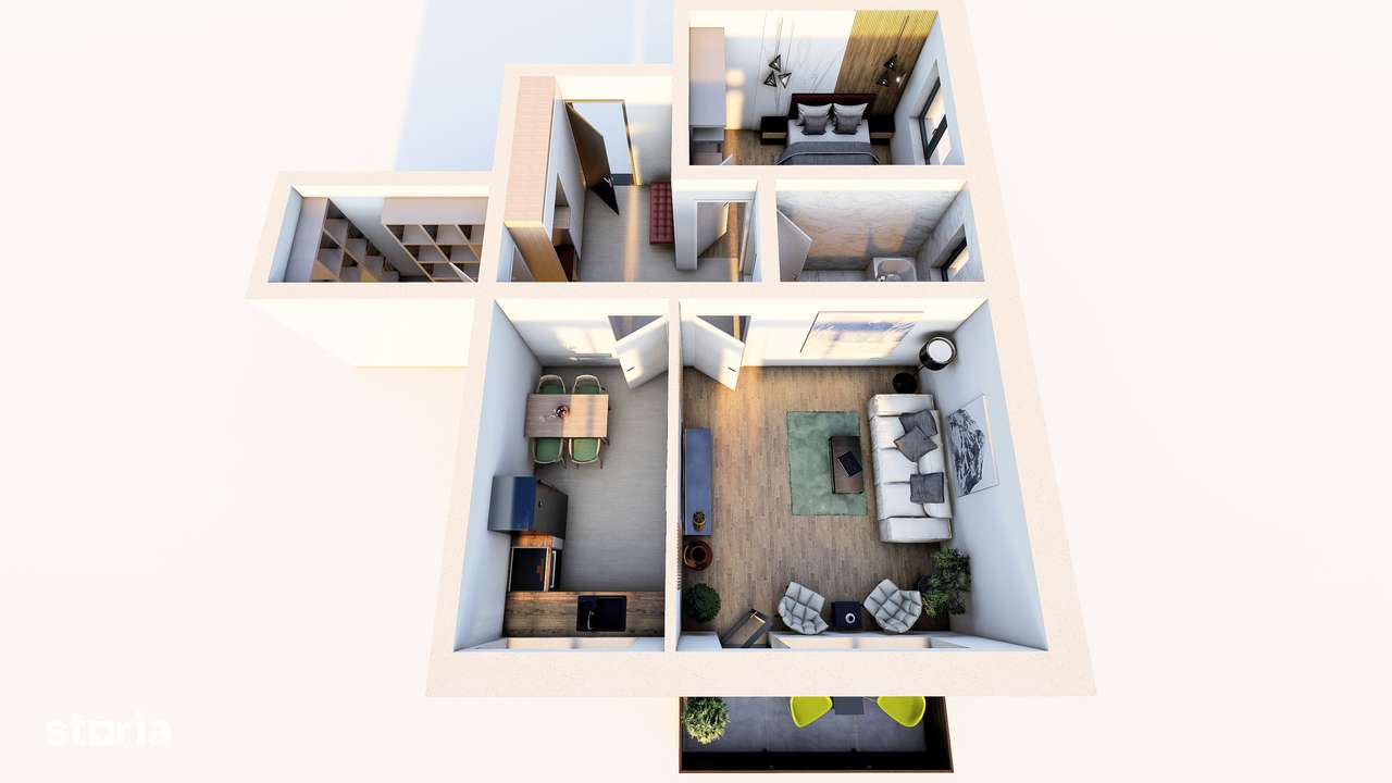 Apartament 2 camere, parter, Decomandat, Subcetate City 2, DEZVOLTATOR-10