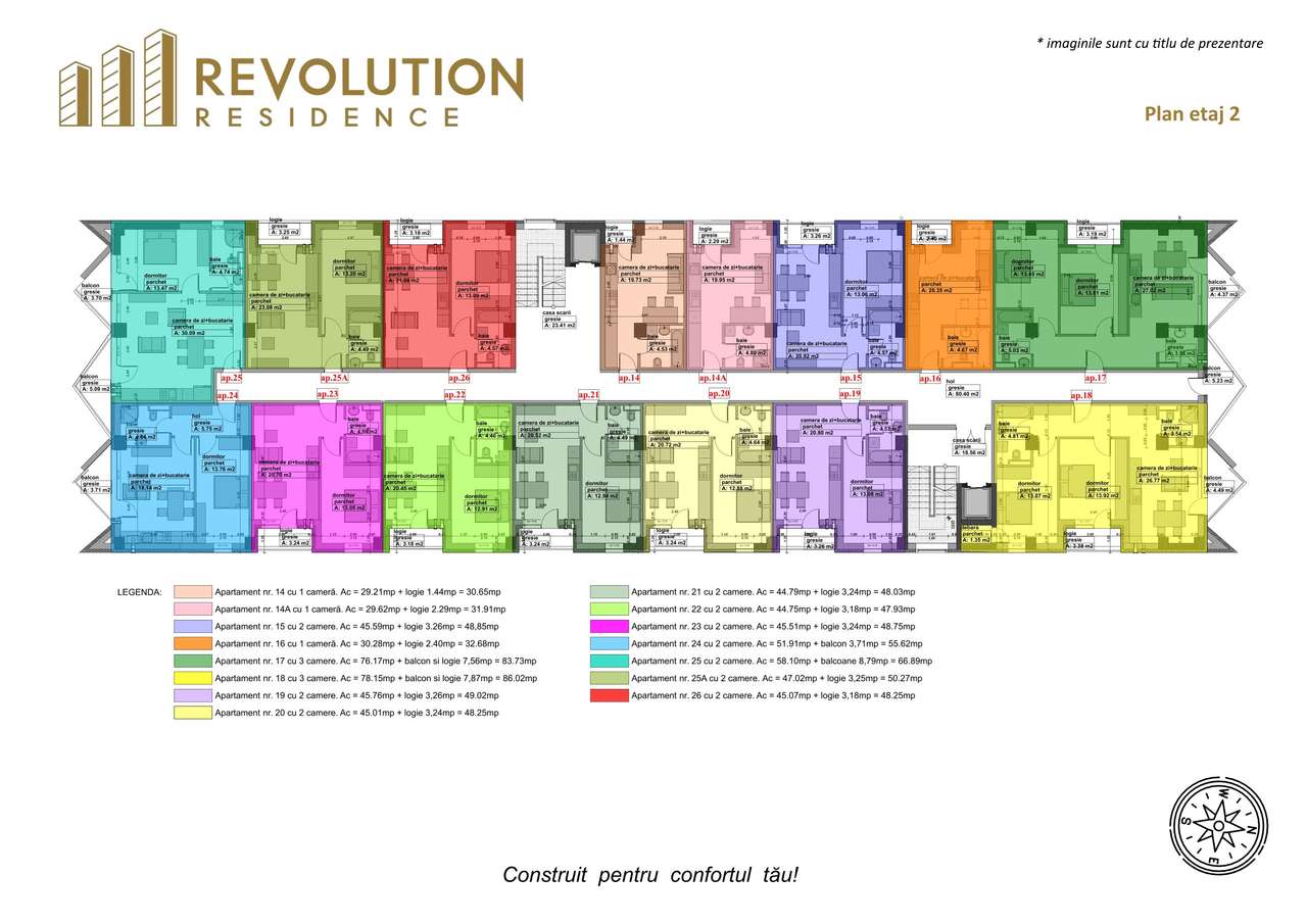 NEW! Apartamente 2 camere - Vasile Alecsandri 72E, Baia Mare-7
