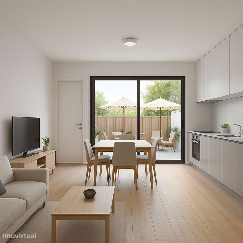 VENDIDO - Tenha um T2 a 3 minutos da Praia de Lavra - Grande imagem: 5/14