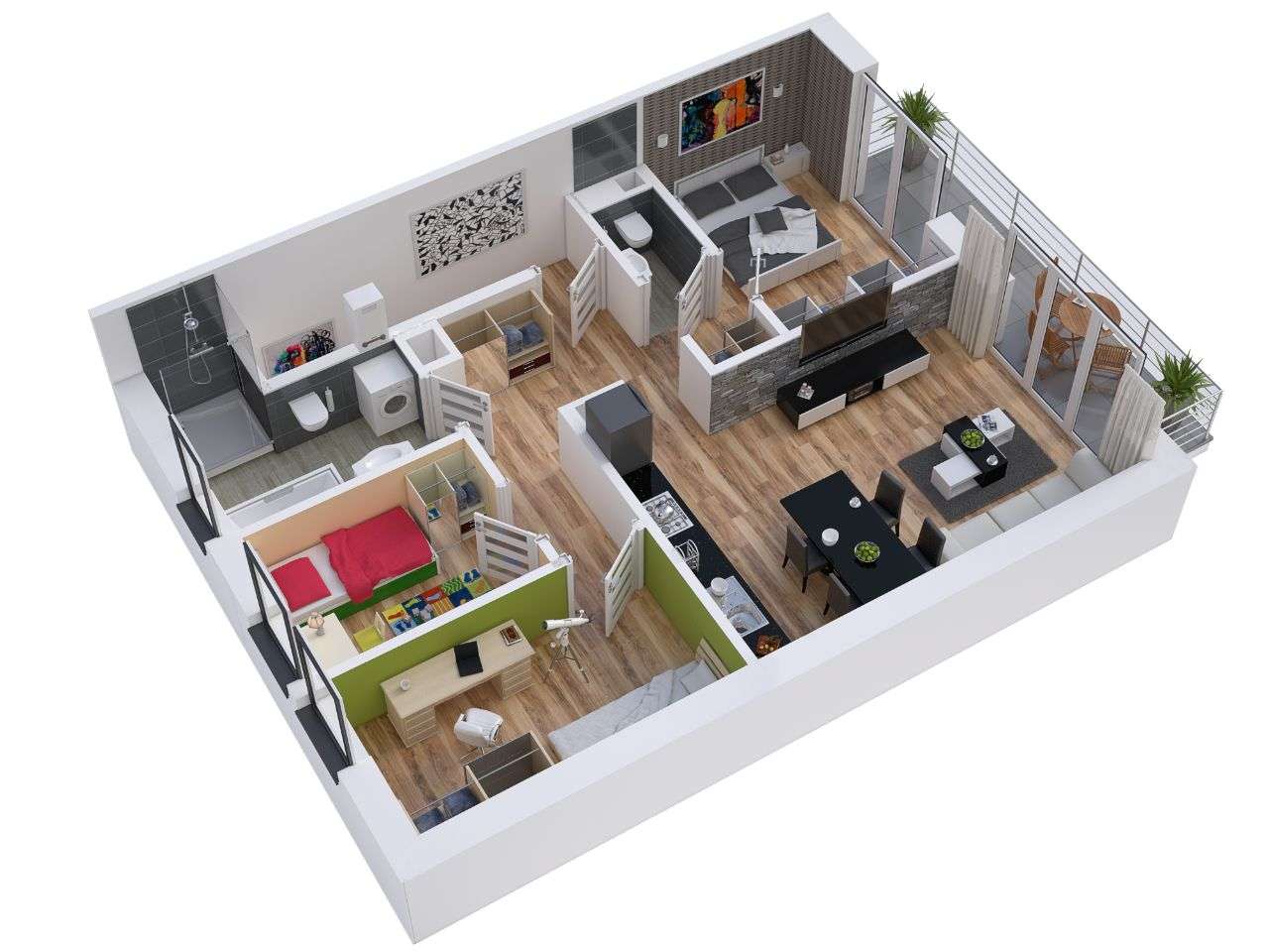 Tarnów, Brzozówka, piętro, ogródek, własne M - Pełny obrazek: 4/6