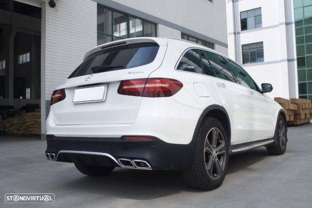 Difusor + Ponteiras Mercedes GLC X253 SUV STANDARD (2015-2019) - 6