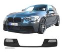 SPOILER LIP FRONTAL PARA BMW F20 11-15 LOOK M-PERFORMANCE PRETO BRILHANTE - 1