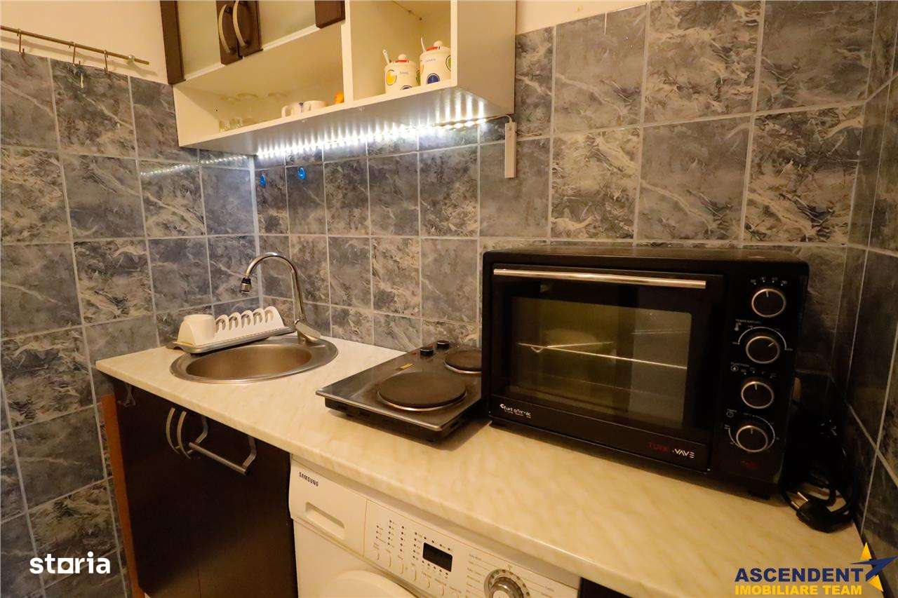 Tur 3D! Mica rezidenta,luminoasa,mobilata, accesorizata,loc parcare,Tr - Imagine principală: 2/13