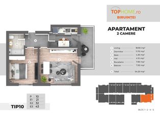Promotie-Metrou Berceni-Apartament 2 camere decomandat