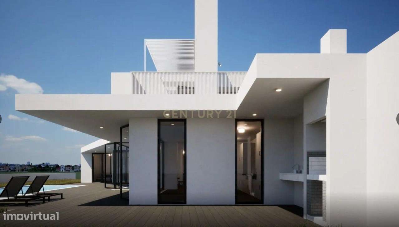 Luxuosa Moradia Independente Nova com piscina perto do Meco -  Sesimbr-12