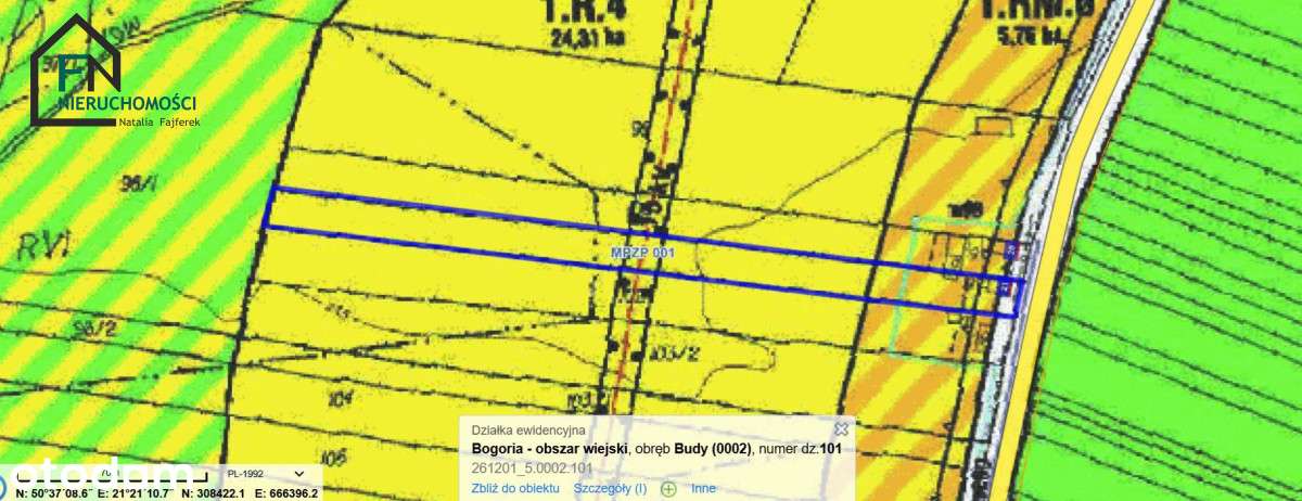 Działki rolne na sprzedaż – Budy, pow. staszowski-5