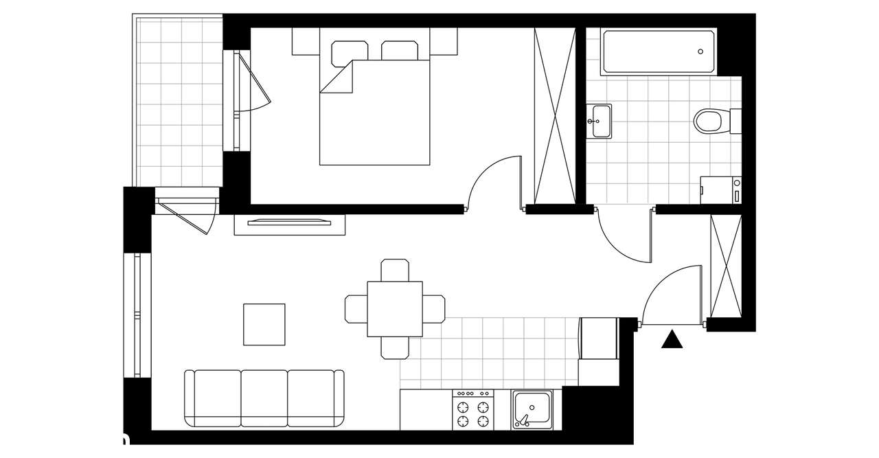 Piasta Towers| mieszkanie 2-pok.| 86_33 kredyt 2% - Pełny obrazek: 3/8