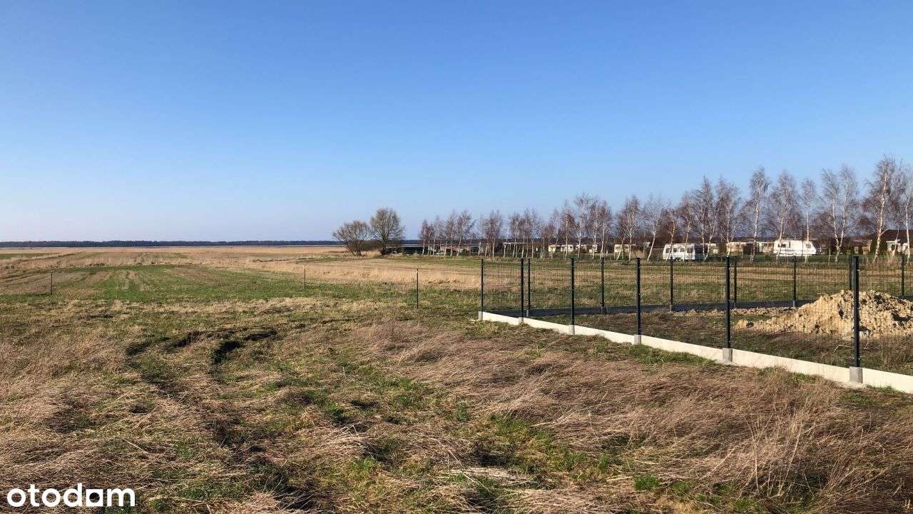 Ostatnia działka ogrodzona, widok na jezioro, do morza 5 km.-1