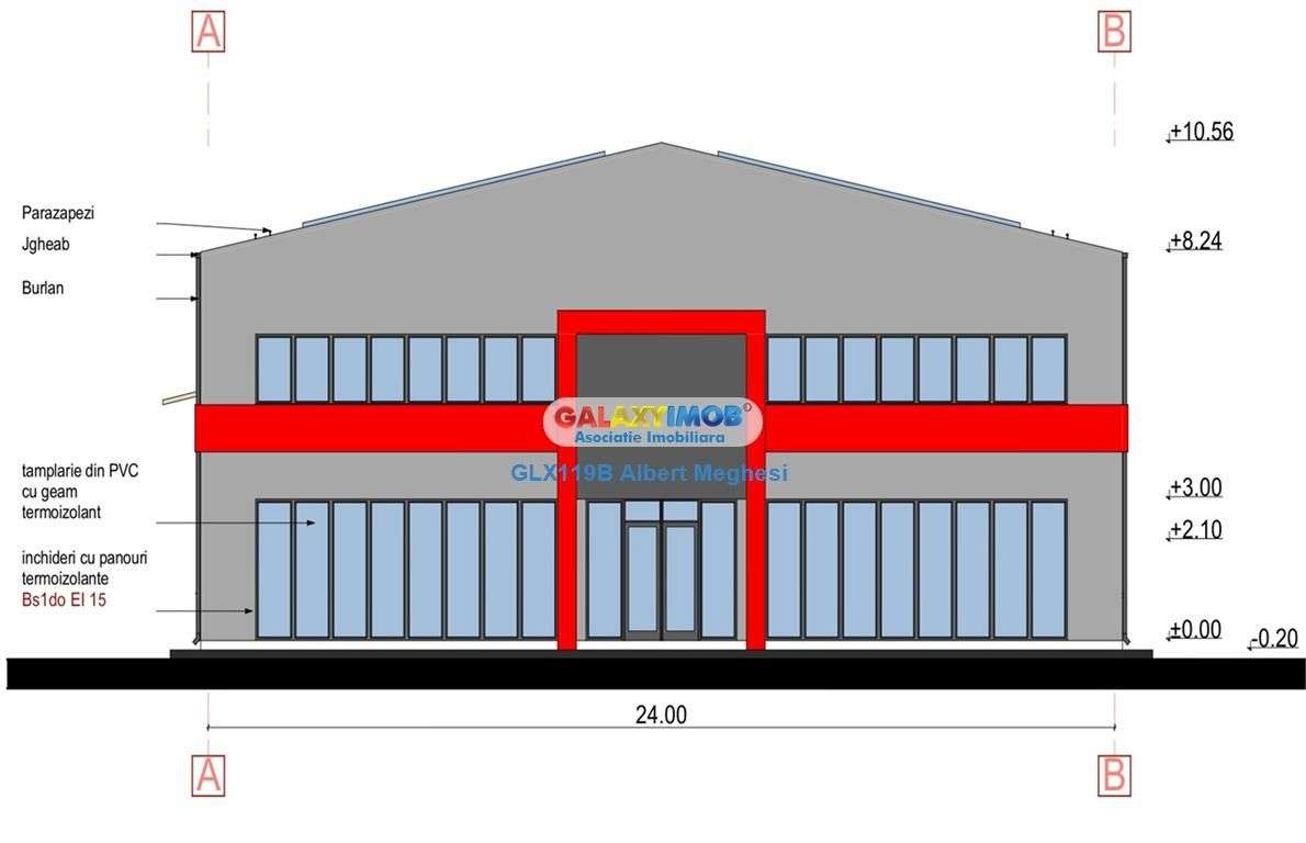 Inchiriere Hala 550 mp deschidere DN3 centura A0 - Imagine principală: 1/8
