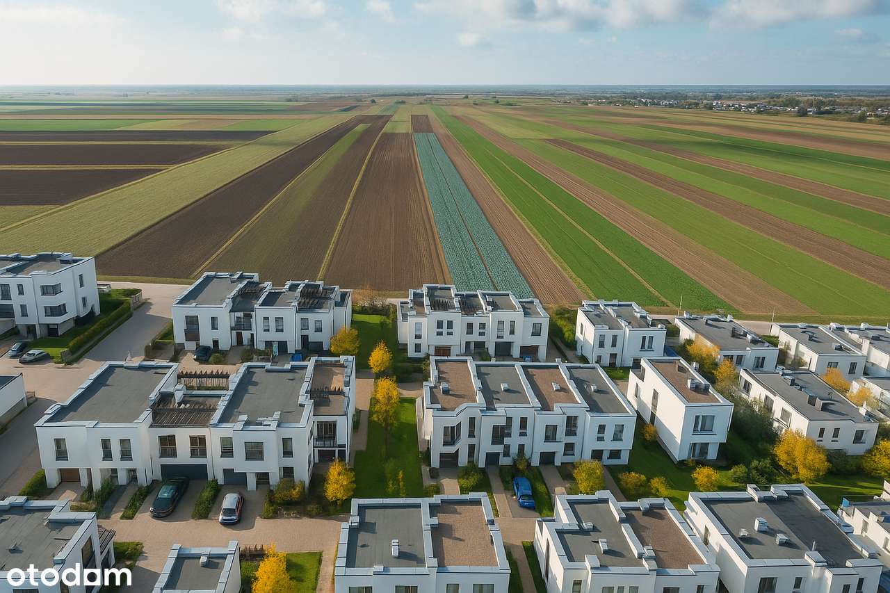 Piękny taras na dachu z zachodem słońca! GARAŻ | OGRÓDEK | KOMINEK-13