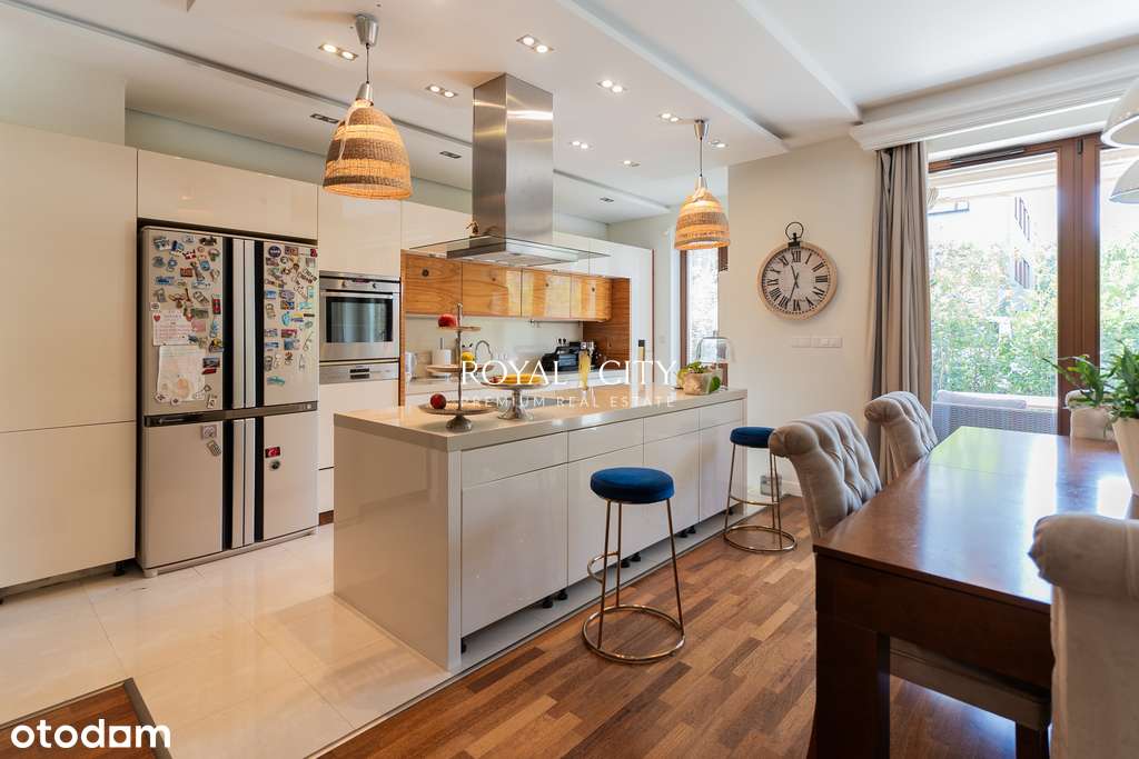 Apartament w Ostoja Wilanów z ogrodem i 4 garażami