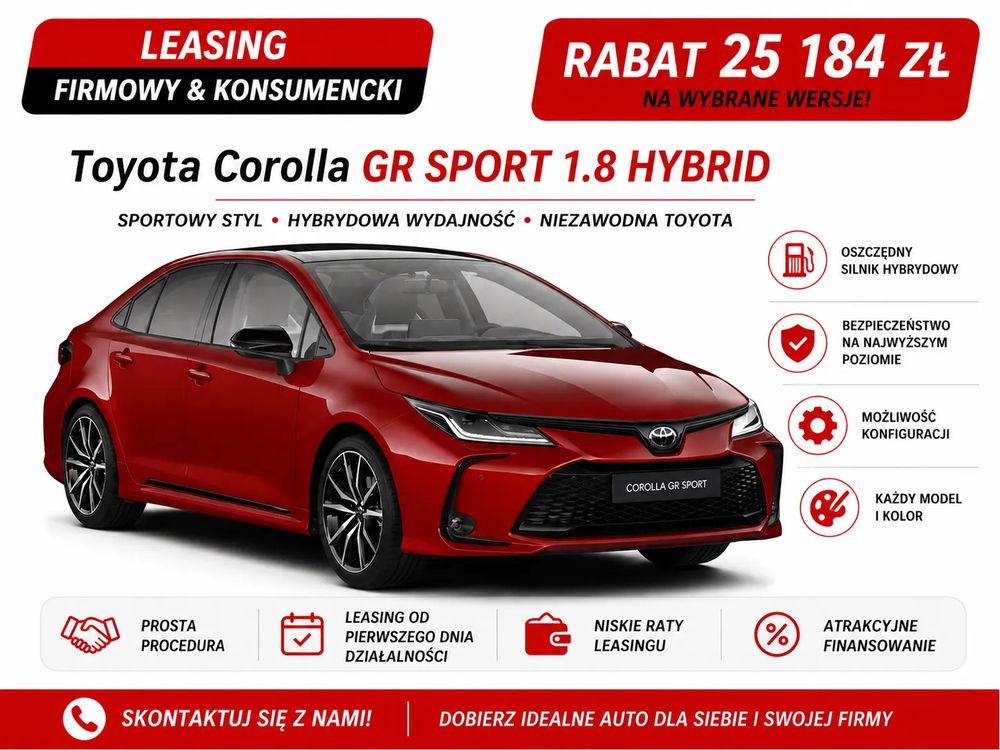 Toyota Corolla Seria E21 (2019-) 1.8 Hybrid GR Sport 2026
