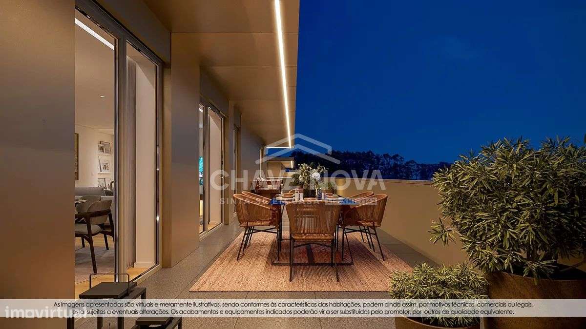 Apartamento T2 Novo Penúltimo Piso c/ 2 Lugares de Garagem em Arcozelo-22