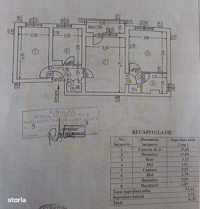 Apartament 3 camere la cativa pasi de centru Pitesti - Imagine principală: 5/5