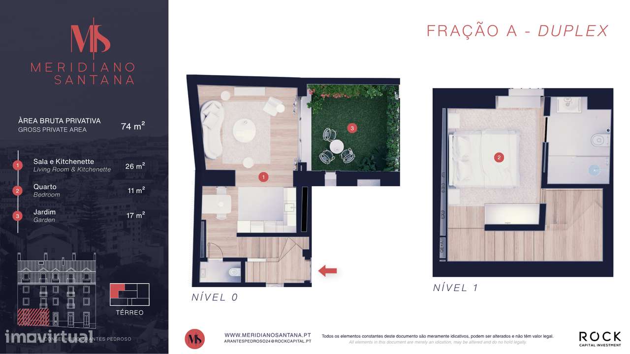 MERIDIANO SANTANA | T1 Duplex com Jardim Privativo em Arroios-7