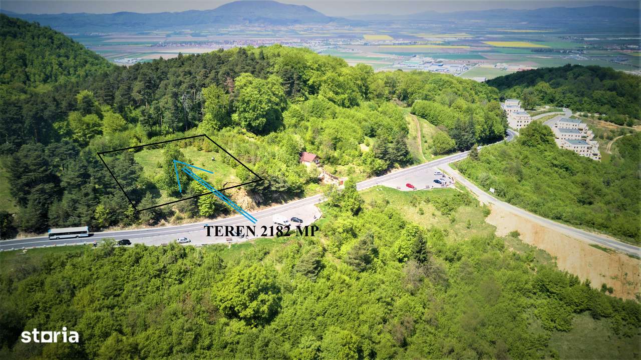 Teren unic pe Calea Poienii, deasupra parcarii de la belvedere - Imagine principală: 2/12