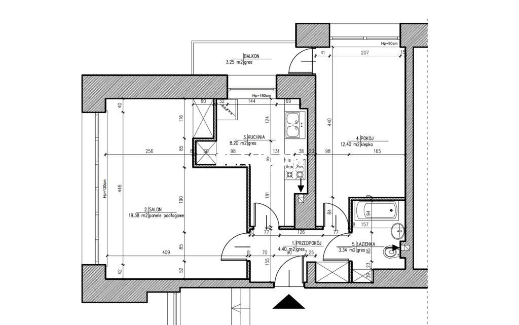 Zwycięzców 4a, 48m2, 2 pokoje i osobna kuchnia-16