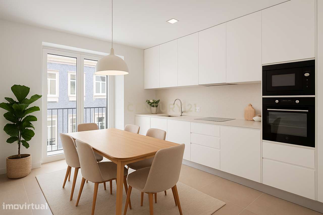 Apartamento T3 a estrear com 2 lugares de garagem - Centro de Lisboa - Grande imagem: 4/27