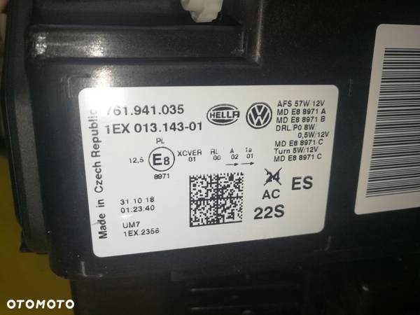 VW TOUAREG LAMPA FULL LED LAMPY 18- 761941035 036 - 10