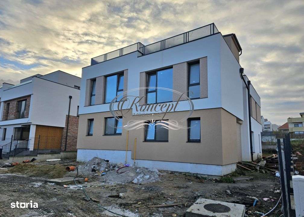 Duplex cu arhitectura moderna si curte privata in Floresti - Imagine principală: 2/18
