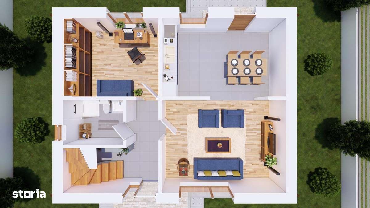 Case Parter + Mansardă de Vânzare în Cartier Ciritei  Strada Plantelor - Imagine principală: 5/12