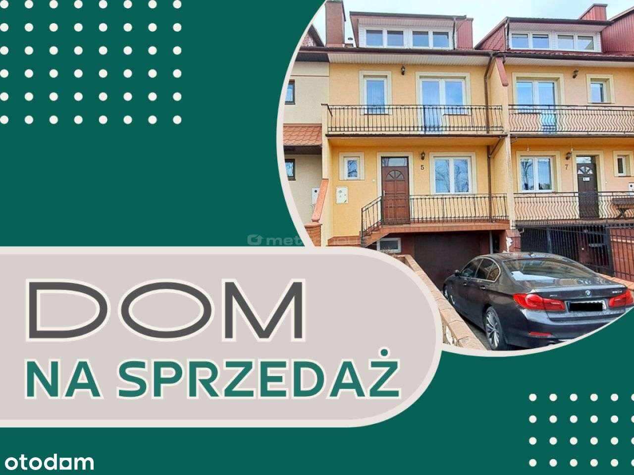 Wyjątkowy dom w zabudowie szeregowej w Tarnobrzegu
