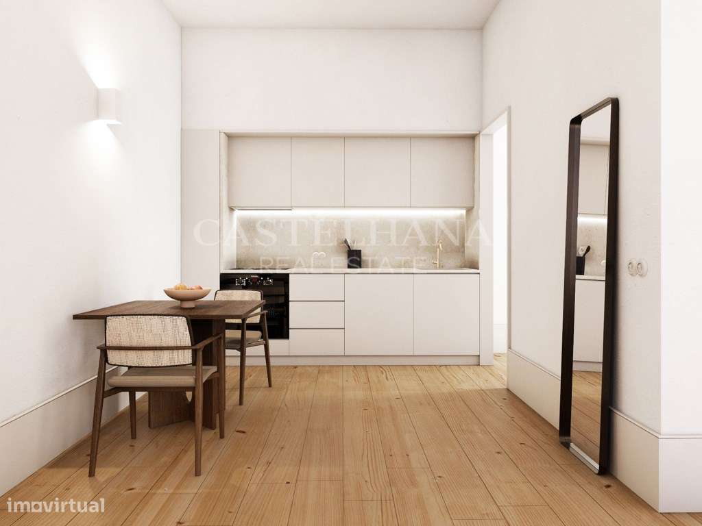 Apartamento T2 com varanda, em renovado empreendimento na Rua do Al... - Grande imagem: 5/24