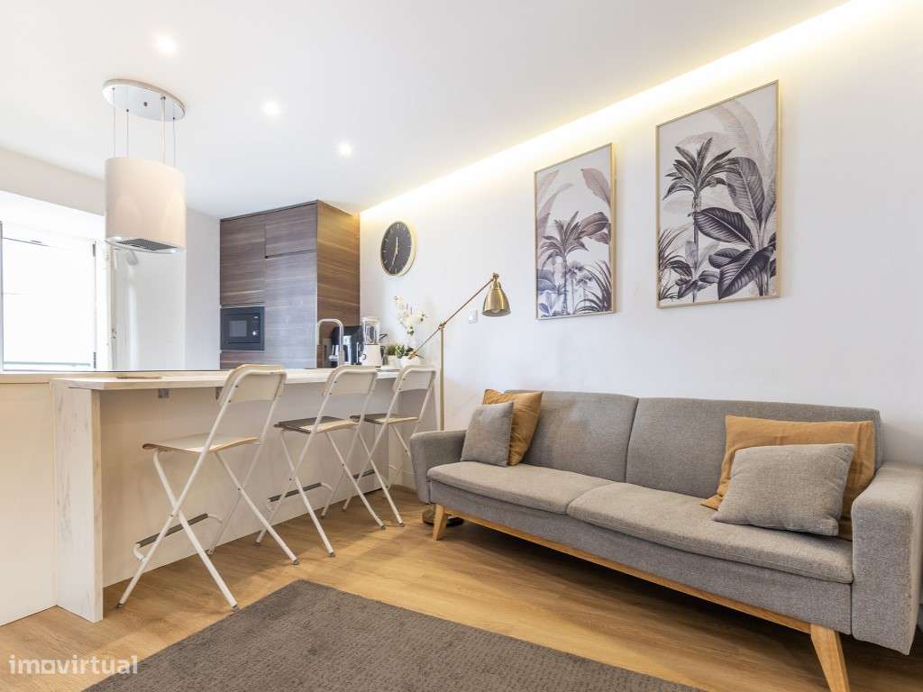 Designer 1-Bedroom in Mouraria Renovated & Ready to Move In - Grande imagem: 4/15