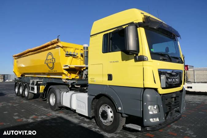 MAN TGS 18.460 / 4X4 / HIDRODRIVE + BODEX / CAMION BASCULANTE 32 M3 - 7