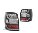 FAROLINS TRASEIROS LED PARA VOLKSWAGEN VW PASSAT 3BG 00-04 BLACK RED PRETO VERMELHO - 1