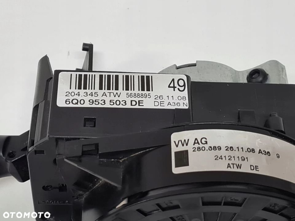 manetki przełącznik zespolony 6Q0953503DE VW T5 - 4