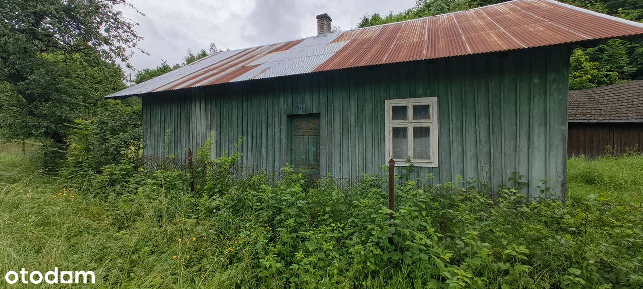 Działka z domem, Rozdziele k. Gorlic, malownicza i spokojna okolica