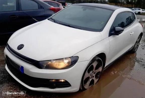 VW VOLKSWAGEN SCIROCCO 2.0 TFSI 16V 200CV CAW PEÇA PEÇAS FRENTE COMPLETA MOTOR PORTA PORTAS MALA PARACHOQUES CAPOT FAROLIM FAROLINS AIRBAG JANTE JANTES OTICA OTICAS - 7