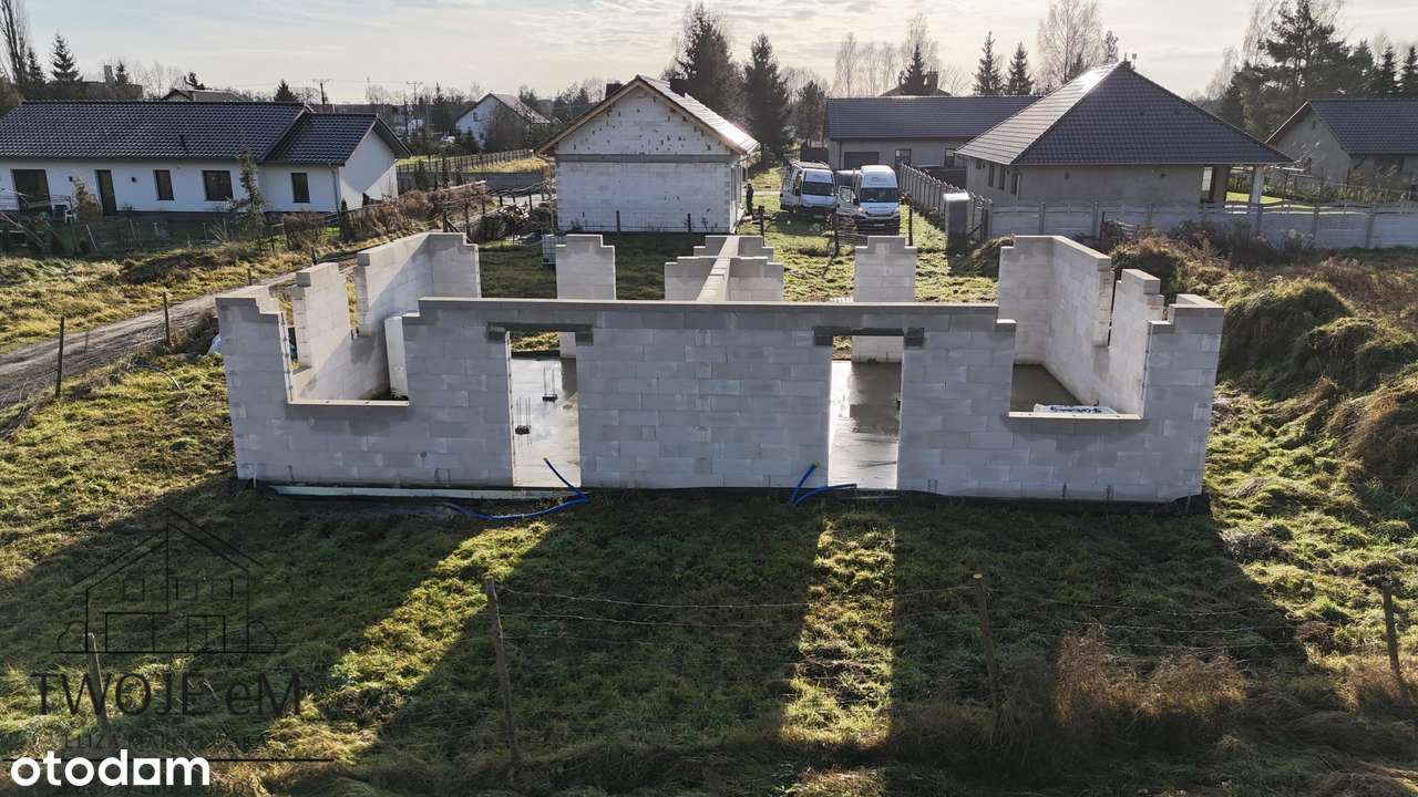 Rozpoczęta inwestycja-bliźniak-duża działka - Pełny obrazek: 4/12