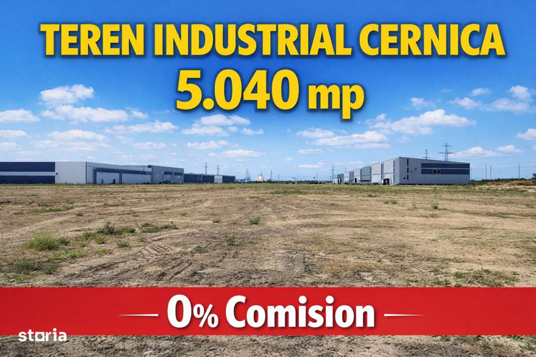 Cernica - Teren Industrial 5040 mp - Acces TIR - 0% Comision-0