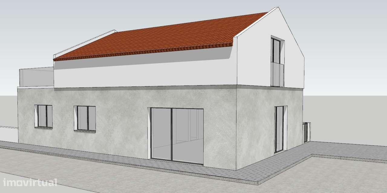 Terreno c/ Armazém c/ Projeto aprovado para construção de moradia!-7