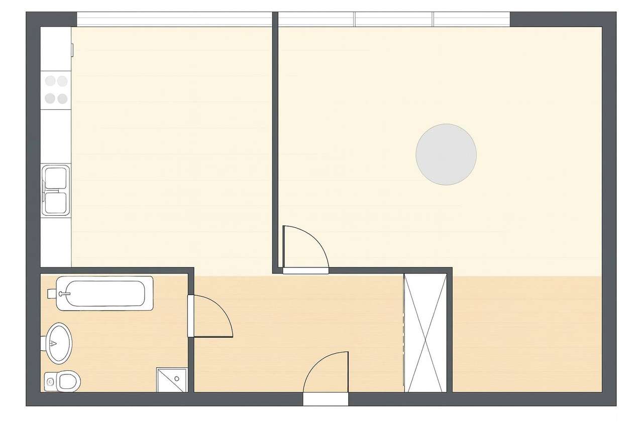 MIESZKANIE DO REMONTU | 42,5m2 | Dobra okazja | Piwnica | INWESTYCJA-14