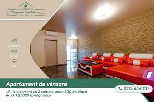 Apartament cu 2 camere, zona 300 Micalaca, Arad