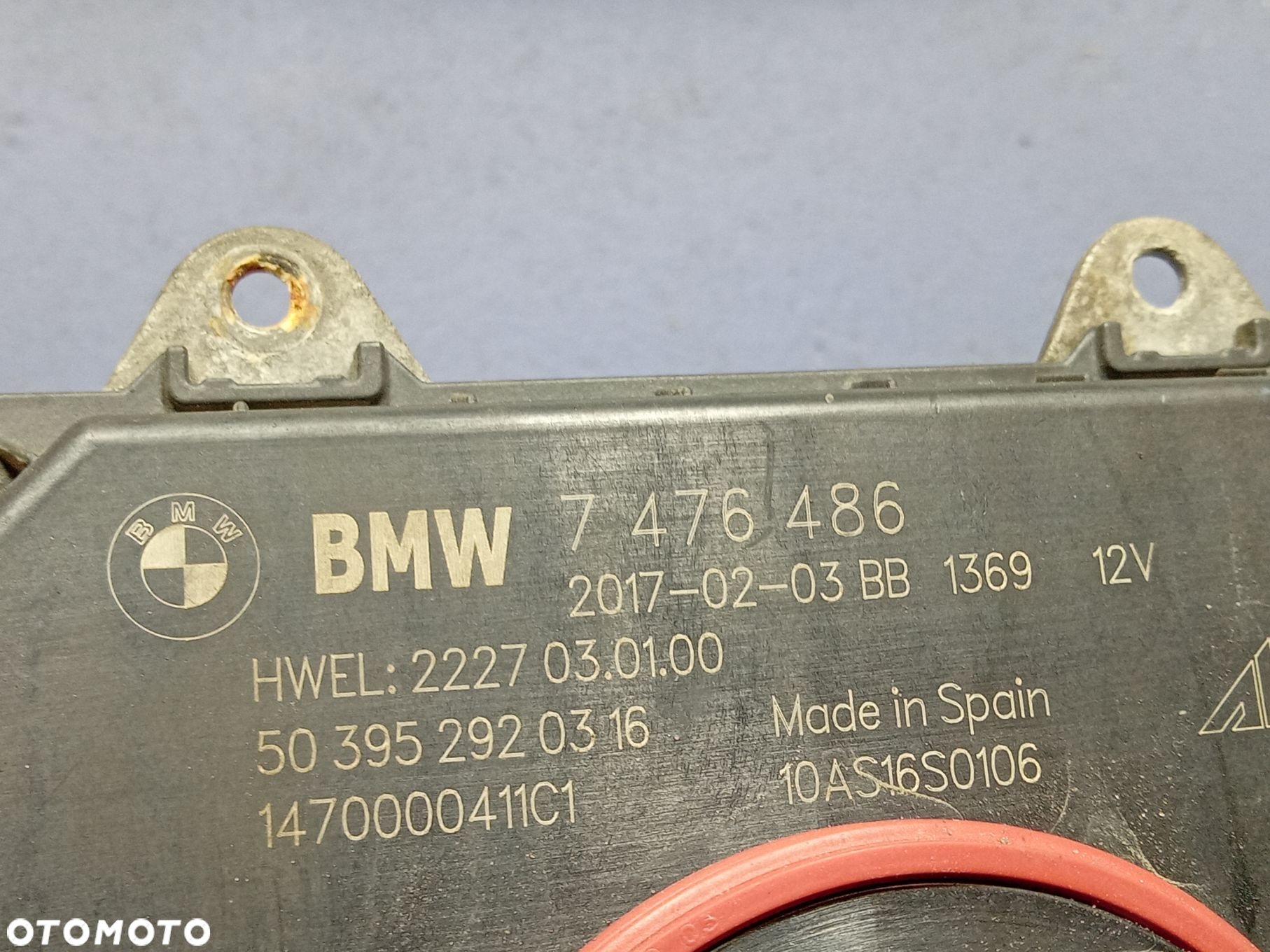 BMW 5 G30 G31 PRZETWORNICA MODUŁ LAMPY LED 7476486 - 3