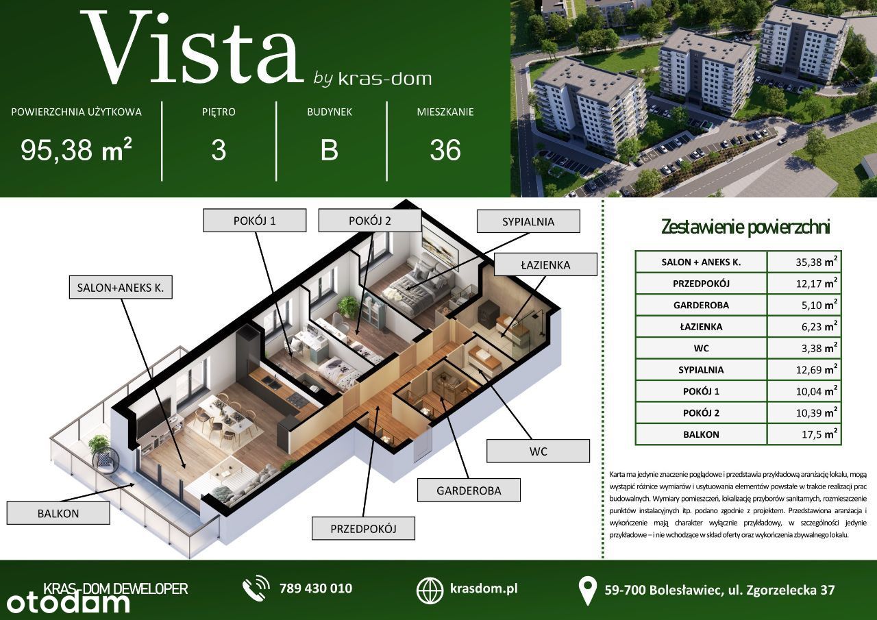 Vista by kras-dom Mieszkanie 95,38 m2