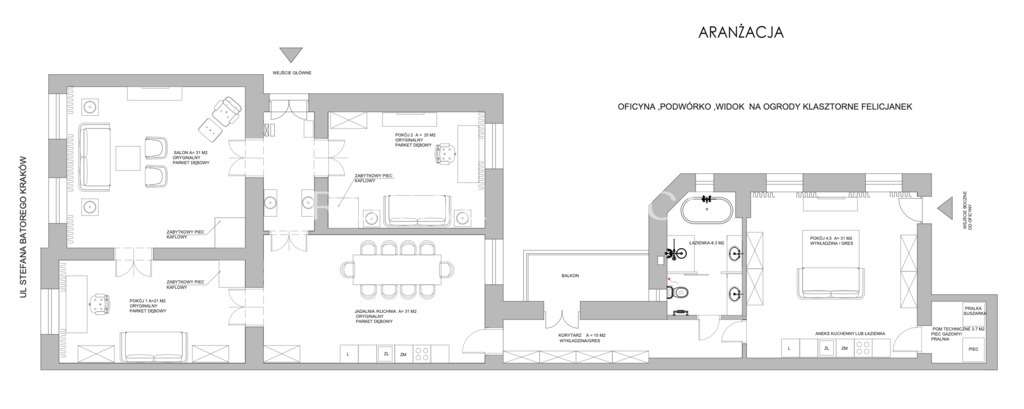 Unikatowy apartament w kamienicy przy Batorego! - Pełny obrazek: 4/20