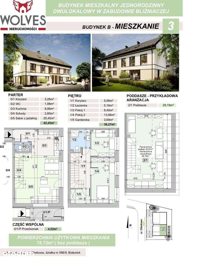 Dom w doskonałej lokalizacji, bez prowizji i Pcc-7